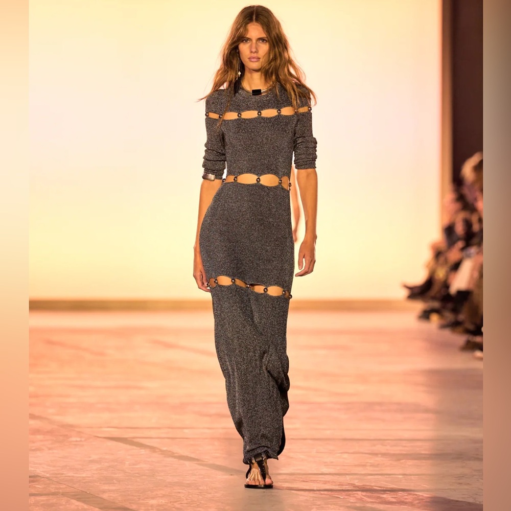 Isabel Marant Gray Maxi Dress